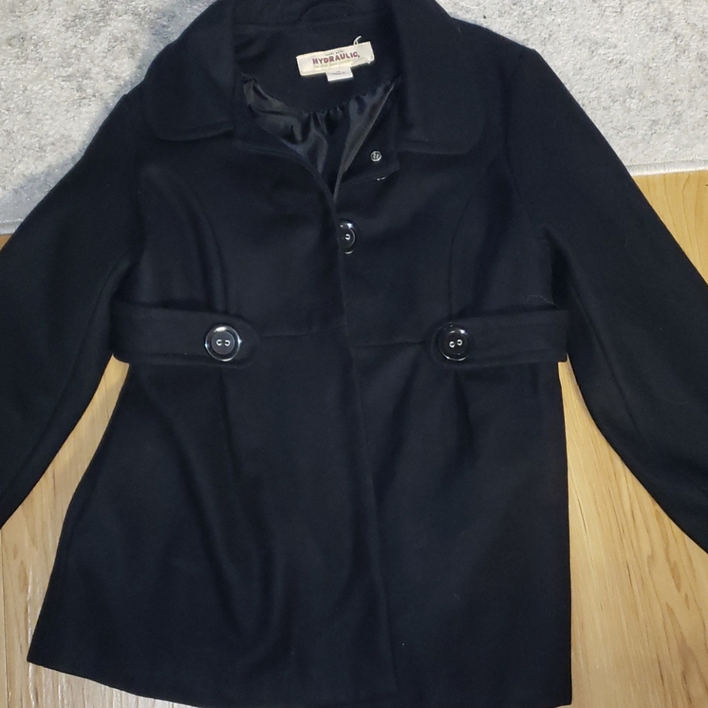 Wool blend coat